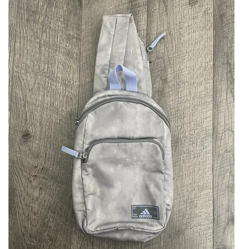 Adidas Essentials‎ 2 Sling Crossbody Bag Stone Gray Heathered Unisex